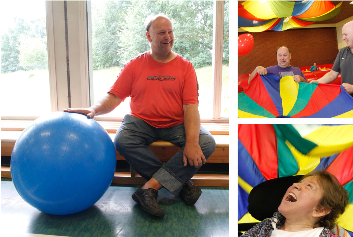 Bewegungsangebote in der Sporthalle 