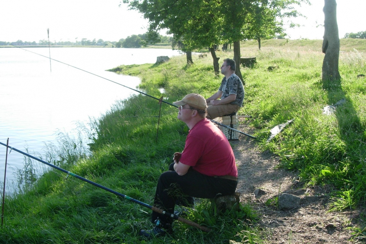 Angeln im Grünen