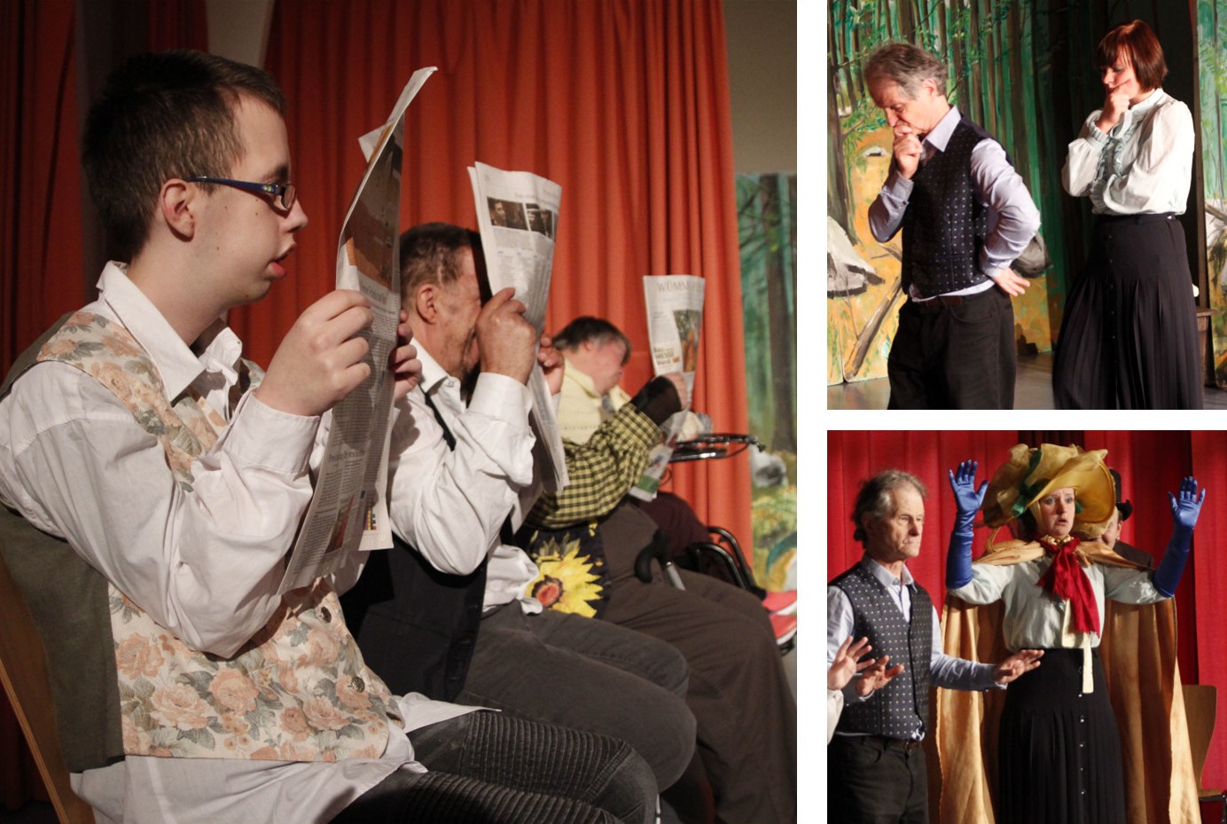 Theateraufführung im Martins-Saal