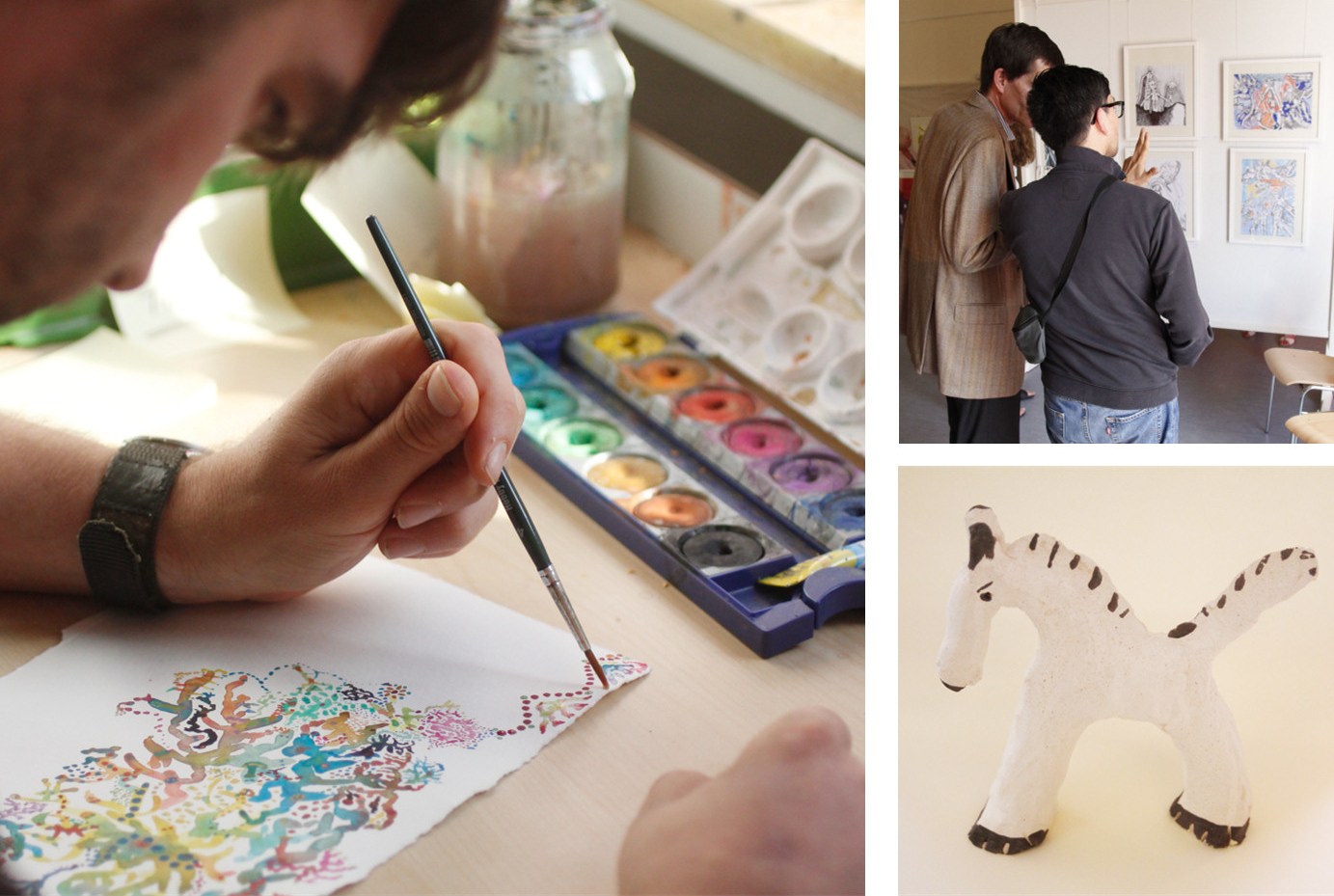 Zusammenstellung von Kunstwerken 