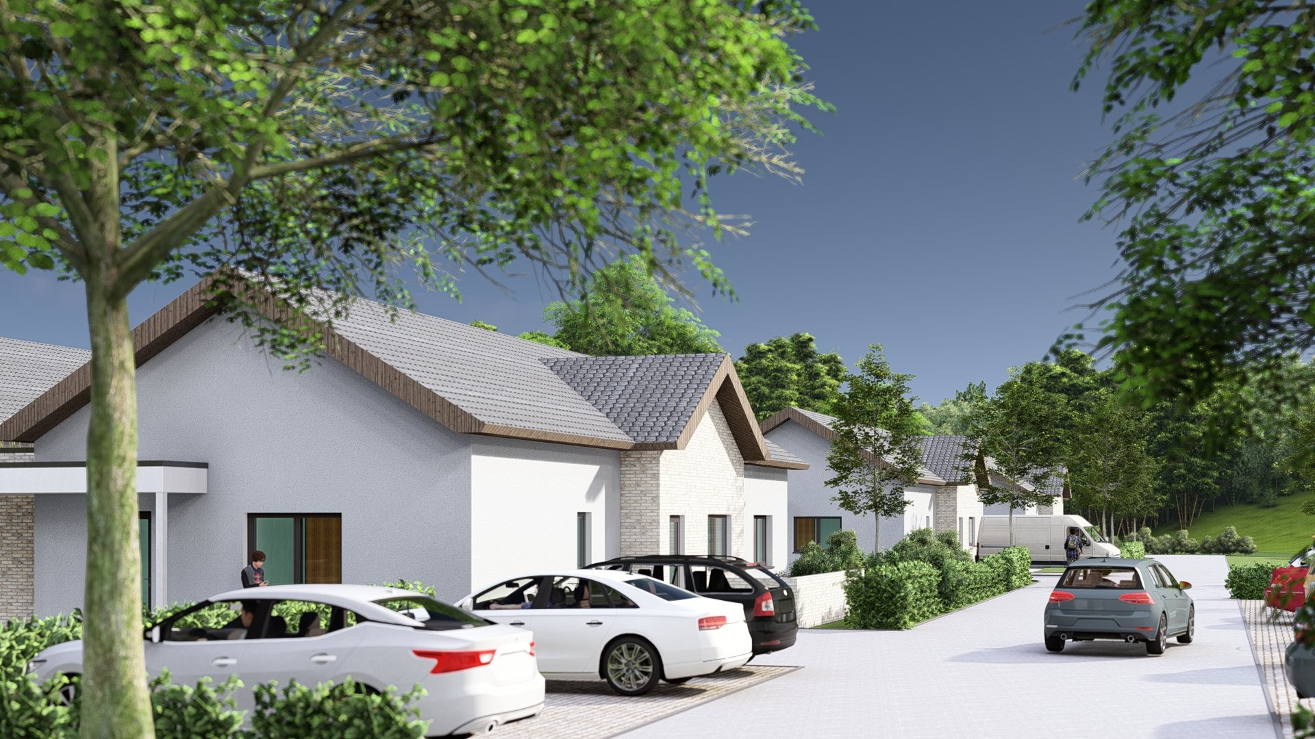 Neubau NKW 46 - Straßenansicht