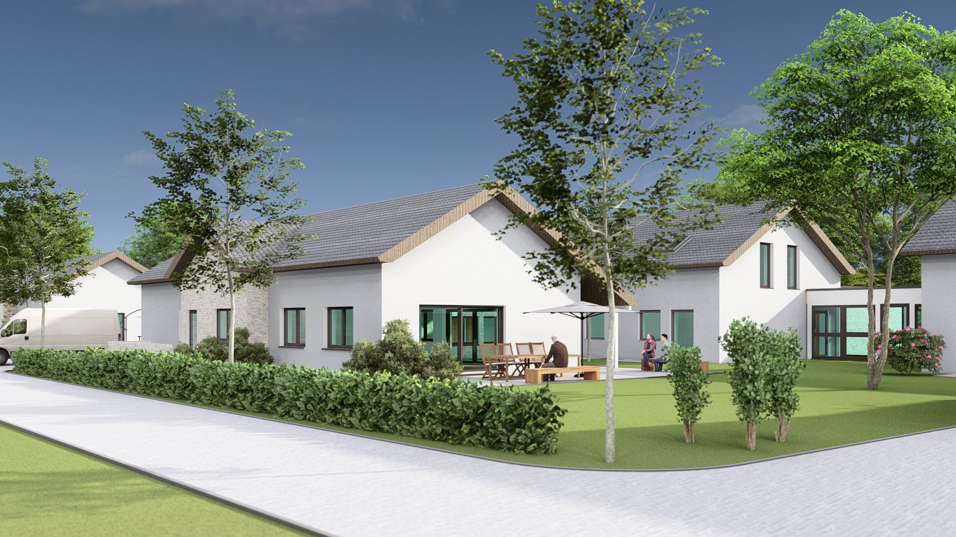 Neubau - NKW 46 - Gartenansicht