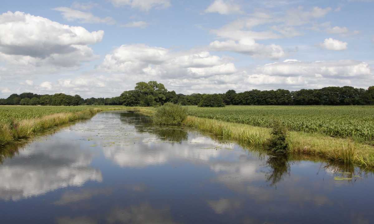 Himmel über der Wümme