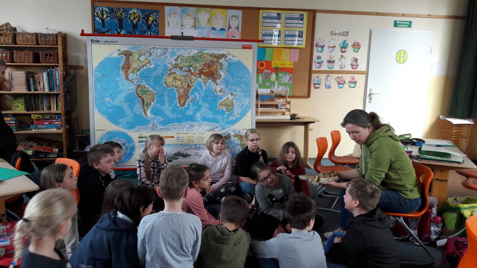 "Kartoffel-Unterricht" in der Schroeterschule