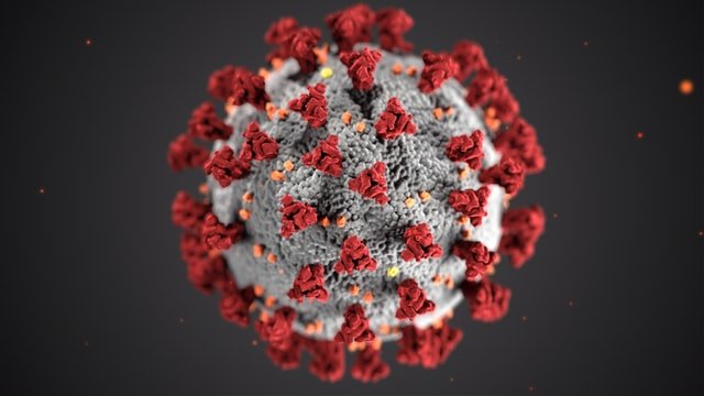 3D-Grafik Corona-Virus
